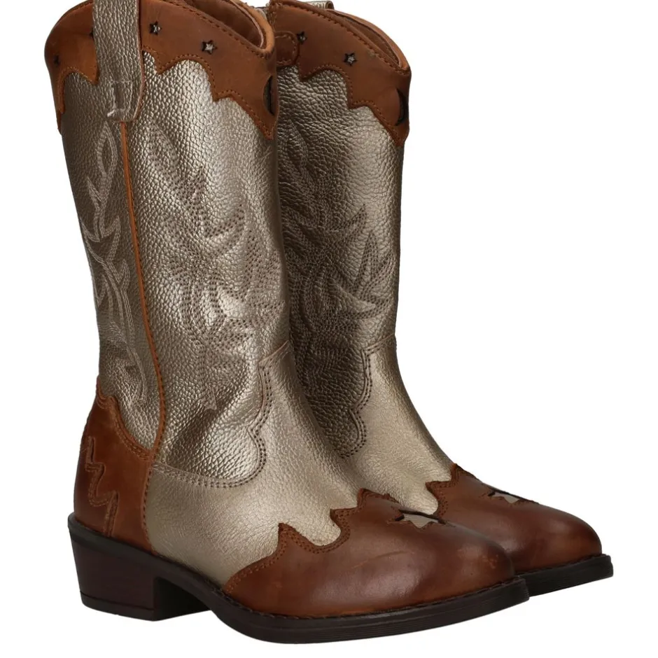 LOFF 1881 Westernboots Goud Meisjes| Laarzen|Boots