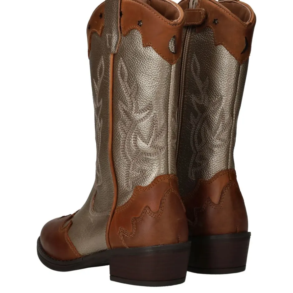 LOFF 1881 Westernboots Goud Meisjes| Laarzen|Boots