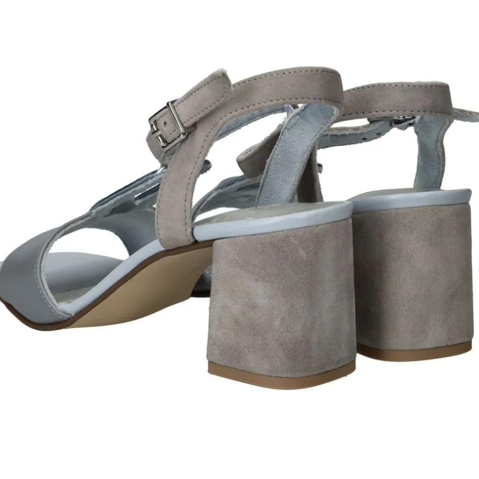 Marco Tozzi Sandalettes Blauw Dames|DAMES Sandalen|Hakken