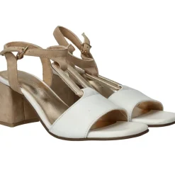 Marco Tozzi Sandalettes Wit Dames|DAMES Sandalen|Hakken