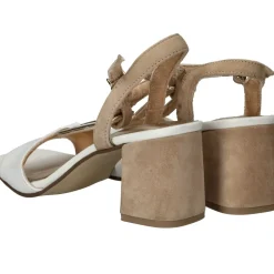 Marco Tozzi Sandalettes Wit Dames|DAMES Sandalen|Hakken