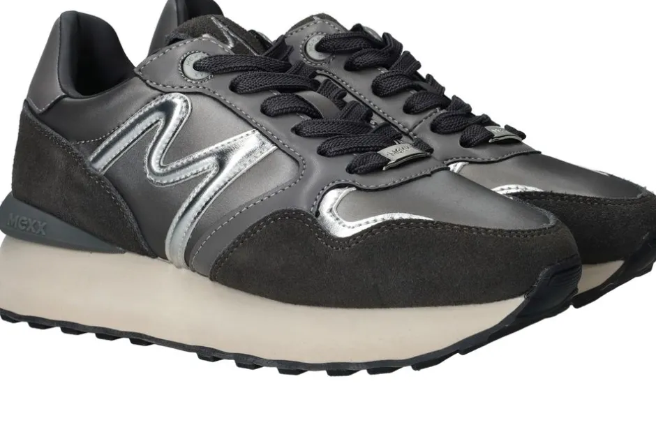 Mexx Juju Humper Sneakers Grijs Dames|DAMES Sneakers