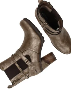 Mustang Enkellaarsjes Dames|DAMES Hakken|Enkellaarsjes