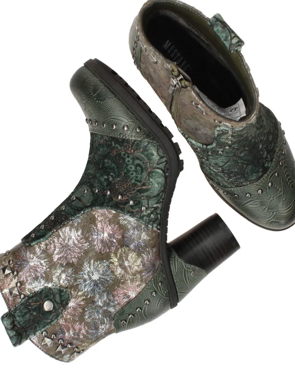 Mustang Enkellaarsjes Dames|DAMES Hakken|Enkellaarsjes