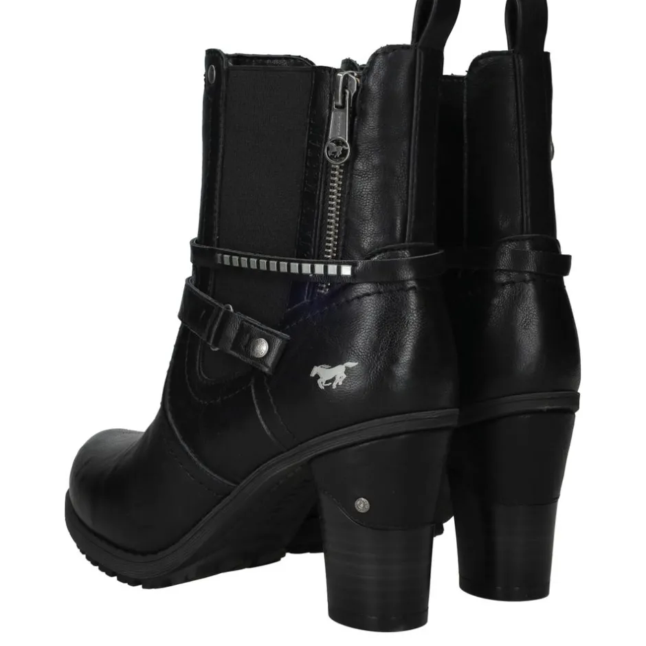 Mustang Enkellaarsjes Dames|DAMES Hakken|Enkellaarsjes