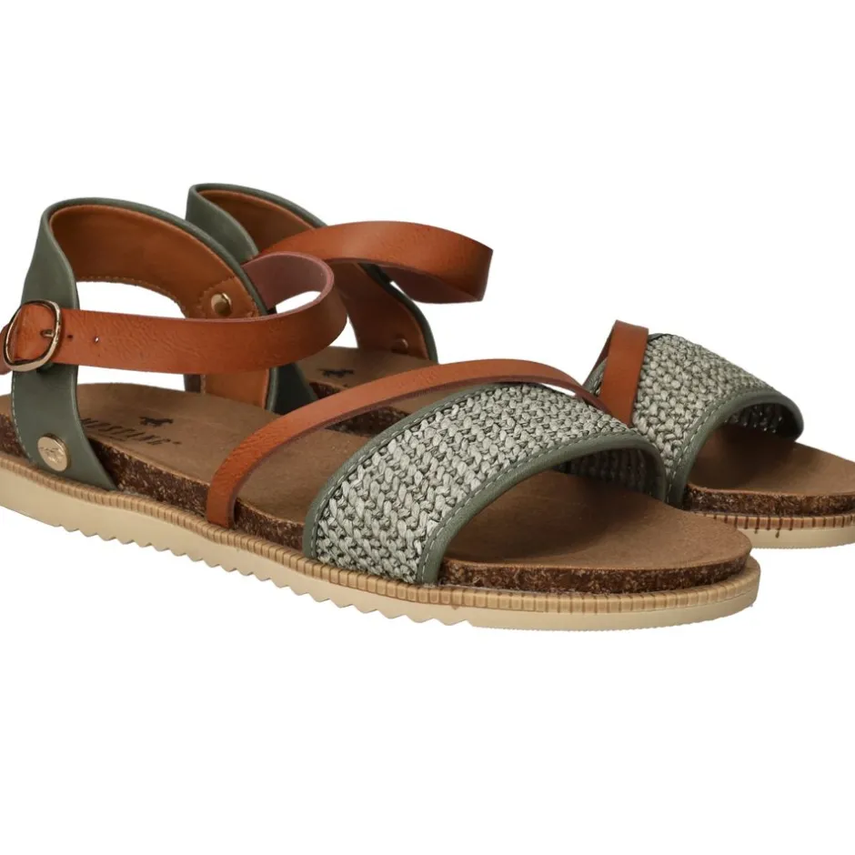 Mustang Sandalen Bruin Dames|DAMES Sandalen