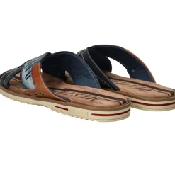 Mustang Slippers Blauw Heren|Heren Slippers