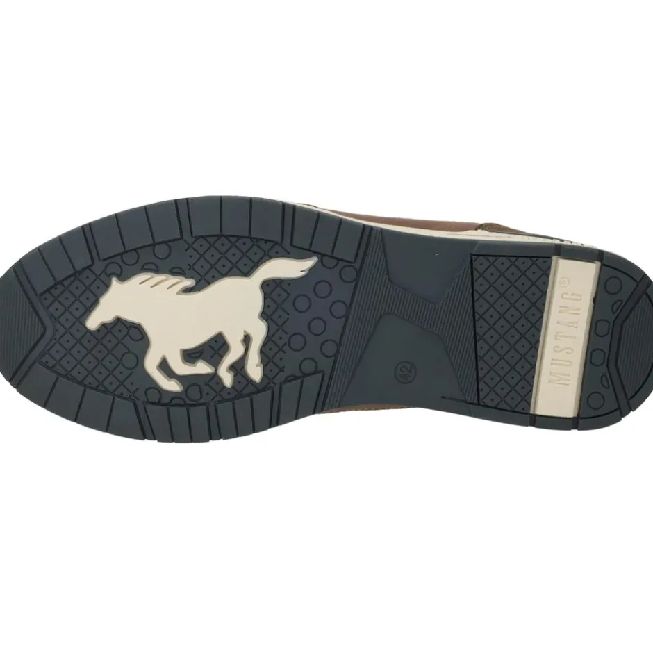 Mustang Sneakers Bruin Heren|Heren Sneakers