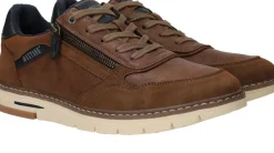 Mustang Sneakers Cognac Heren|Heren Veterschoenen|Sneakers
