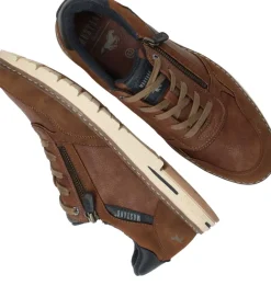 Mustang Sneakers Cognac Heren|Heren Veterschoenen|Sneakers