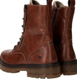 Mustang Veterboots Dames|DAMES Enkellaarsjes|Boots