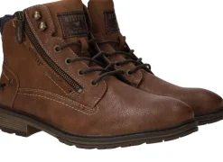 Mustang Veterboots Bruin Heren|Heren Boots|Veterschoenen