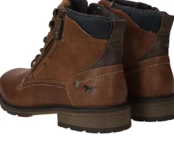 Mustang Veterboots Bruin Heren|Heren Boots|Veterschoenen