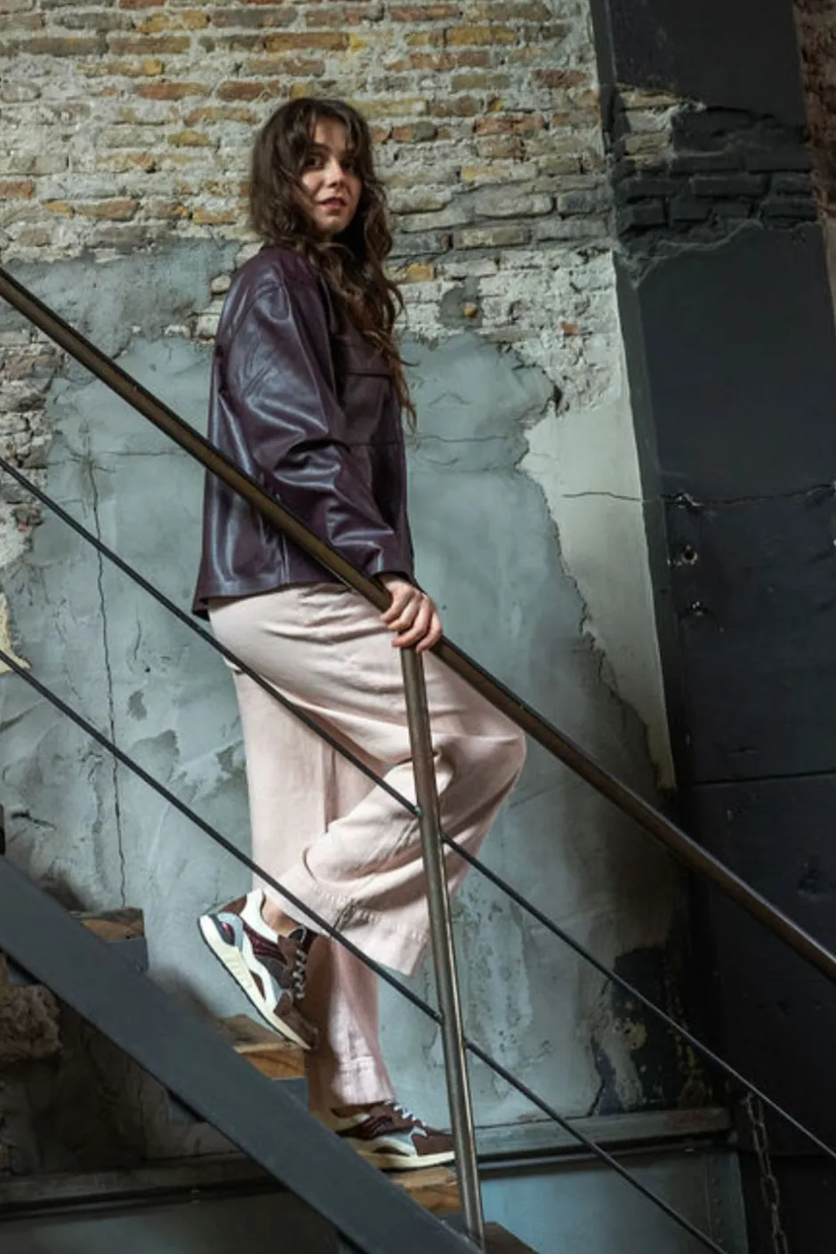 Piedi Nudi Sneakers Bruin Dames|DAMES Comfort|Sneakers
