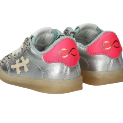 Pinocchio Sneakers Zilver Meisjes| Baby|Sneakers