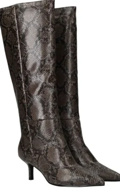 POSH by Poelman Lange laarzen Bruin Dames|DAMES Laarzen