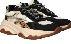 POSH by Poelman Sneakers Zwart Dames|DAMES Sneakers