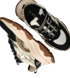 POSH by Poelman Sneakers Zwart Dames|DAMES Sneakers