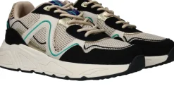 POSH by Poelman Sneakers Beige Dames|DAMES Sneakers