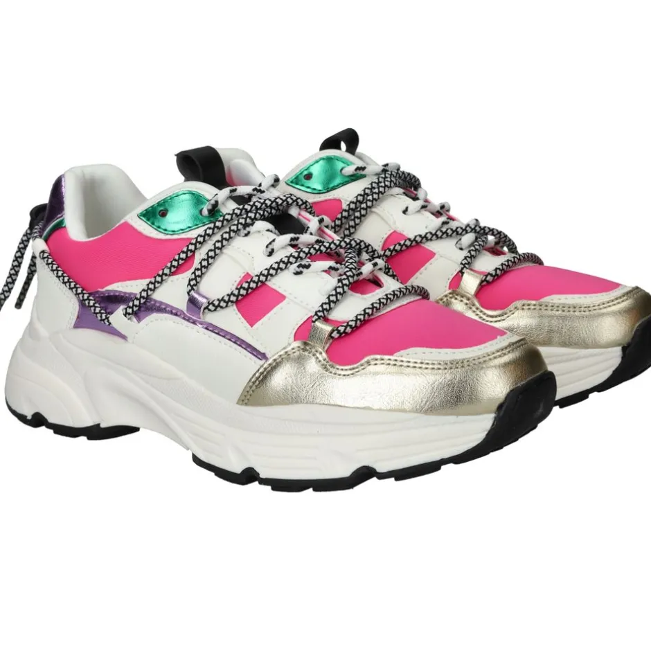 POSH by Poelman Sneakers Roze Dames|DAMES Sneakers