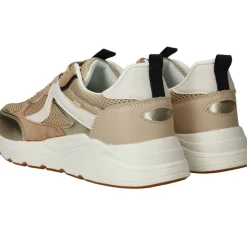 POSH by Poelman Sneakers Beige Dames|DAMES Sneakers