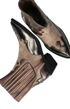 POSH by Poelman Westernboots Beige Dames|DAMES Boots