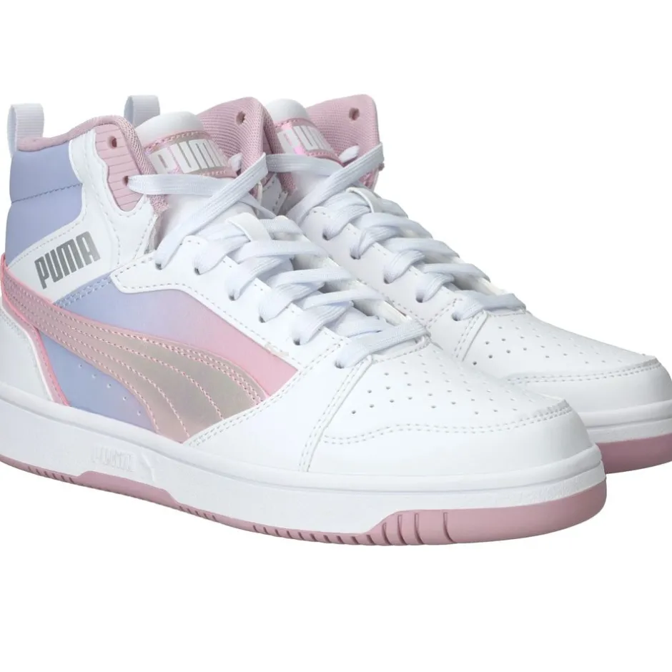 Puma Rebound V8 Mid Blurry JR Sneakers Meisjes| Sneakers