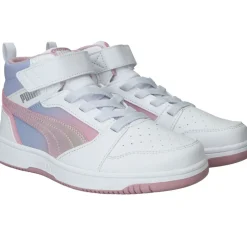 Puma Rebound V8 Mid Blurry PS Sneakers Roze Meisjes| Sneakers