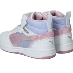 Puma Rebound V8 Mid Blurry PS Sneakers Roze Meisjes| Sneakers