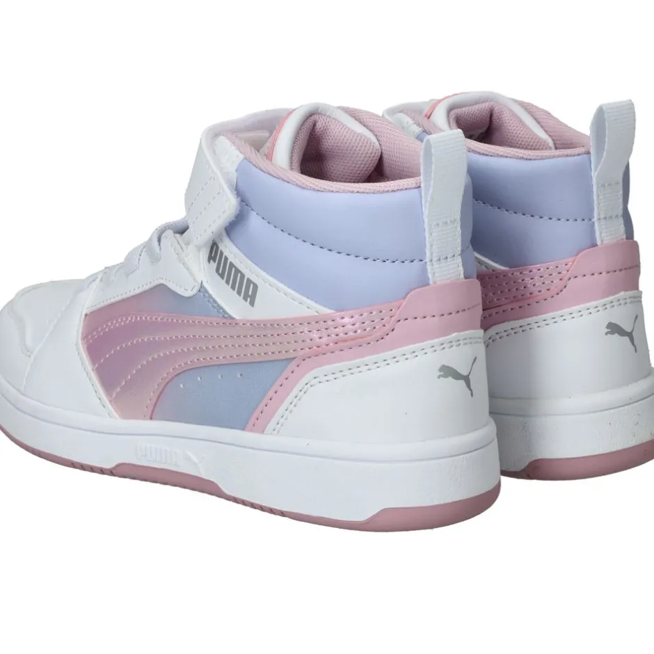 Puma Rebound V8 Mid Blurry PS Sneakers Roze Meisjes| Sneakers
