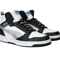 Puma Rebound V6 Mid Space Belle Sneakers Zwart Meisjes| Sneakers