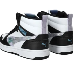 Puma Rebound V6 Mid Space Belle Sneakers Zwart Meisjes| Sneakers