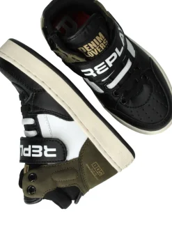 Replay Cobra kid 4 Sneakers Zwart Jongens| Sneakers