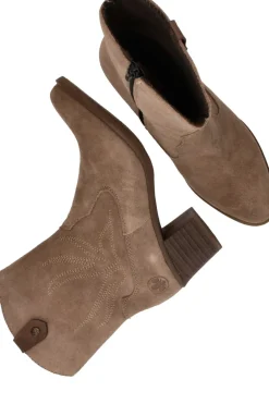 Rieker Enkellaarsjes Beige Dames|DAMES Comfort|Enkellaarsjes
