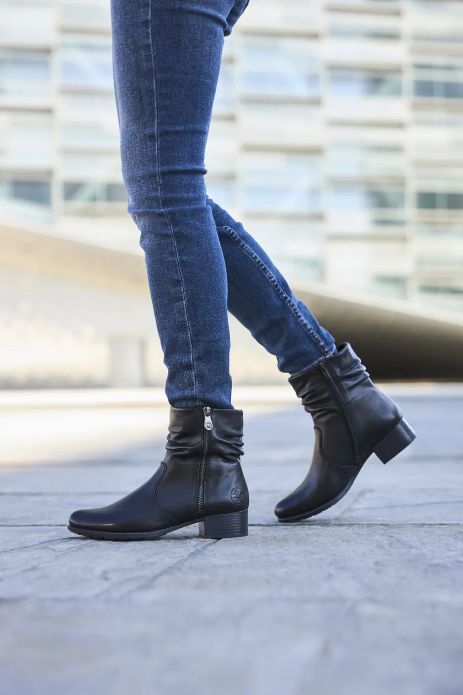 Rieker Enkellaarsjes Dames|DAMES Comfort|Hakken