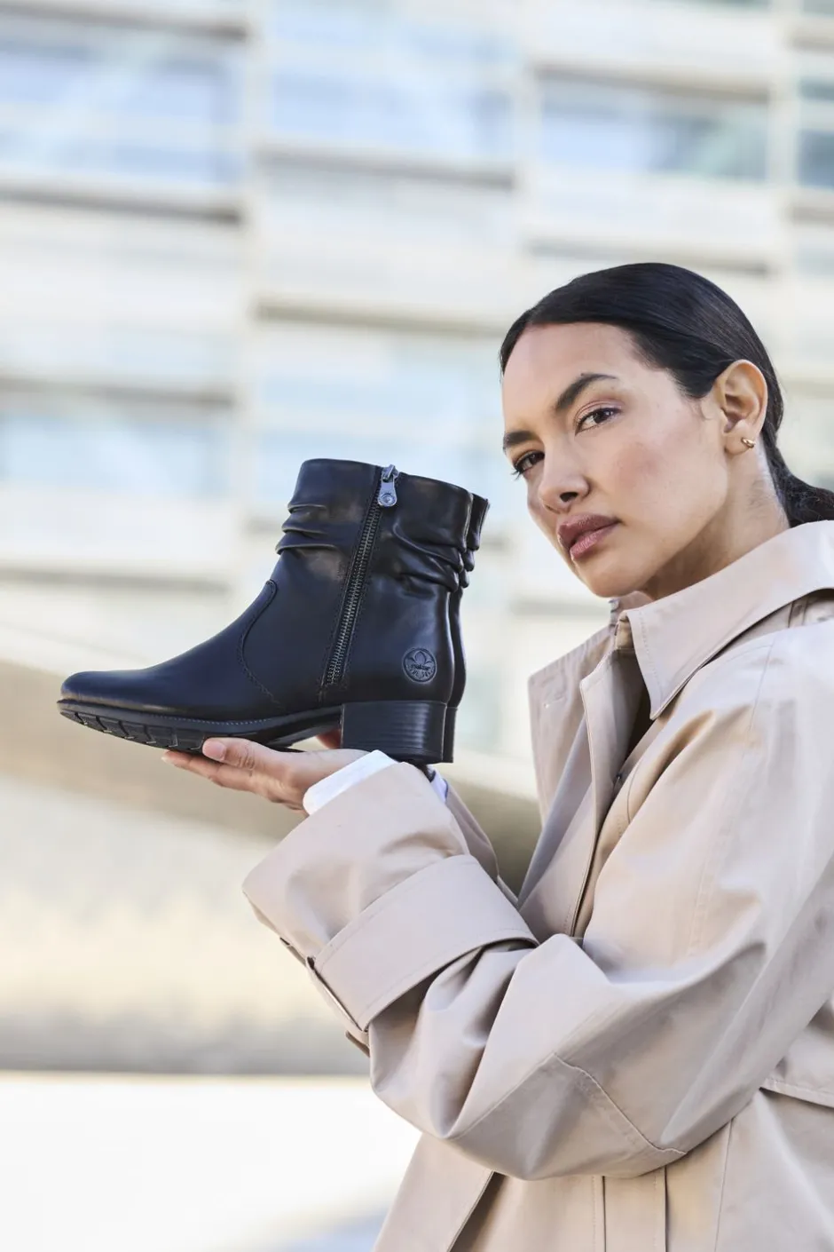 Rieker Enkellaarsjes Dames|DAMES Comfort|Hakken