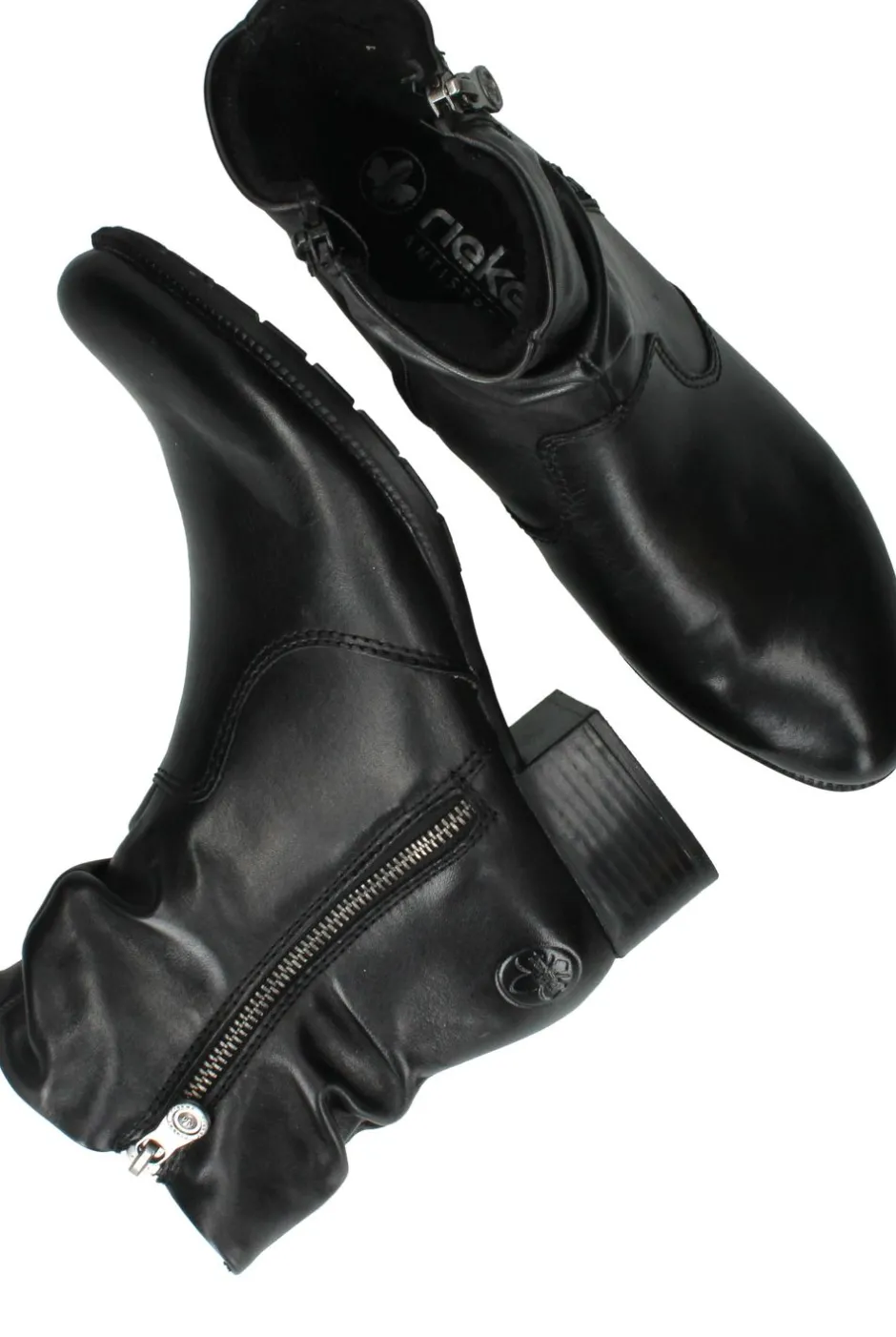 Rieker Enkellaarsjes Dames|DAMES Comfort|Hakken