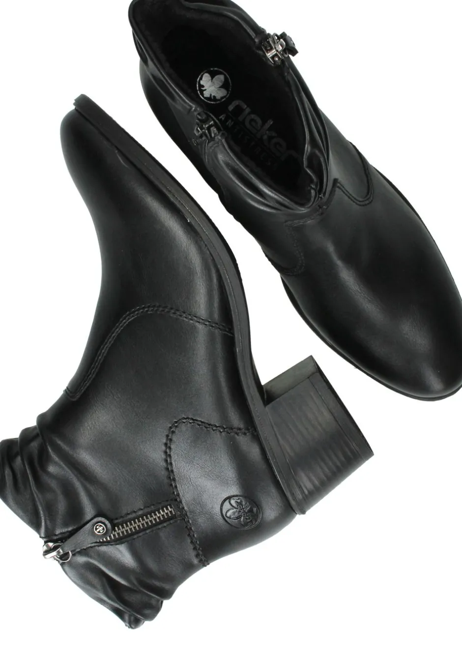 Rieker Enkellaarsjes Dames|DAMES Comfort|Hakken