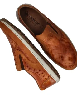 Rieker Instappers Cognac Heren|Heren Instappers|Comfort