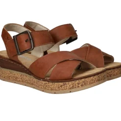 Rieker Sandalen Cognac Dames|DAMES Sandalen|Comfort