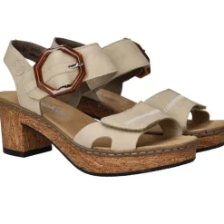 Rieker Sandalettes Dames|DAMES Sandalen|Hakken