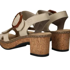 Rieker Sandalettes Dames|DAMES Sandalen|Hakken