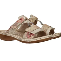 Rieker Slippers Beige Dames|DAMES Slippers|Comfort