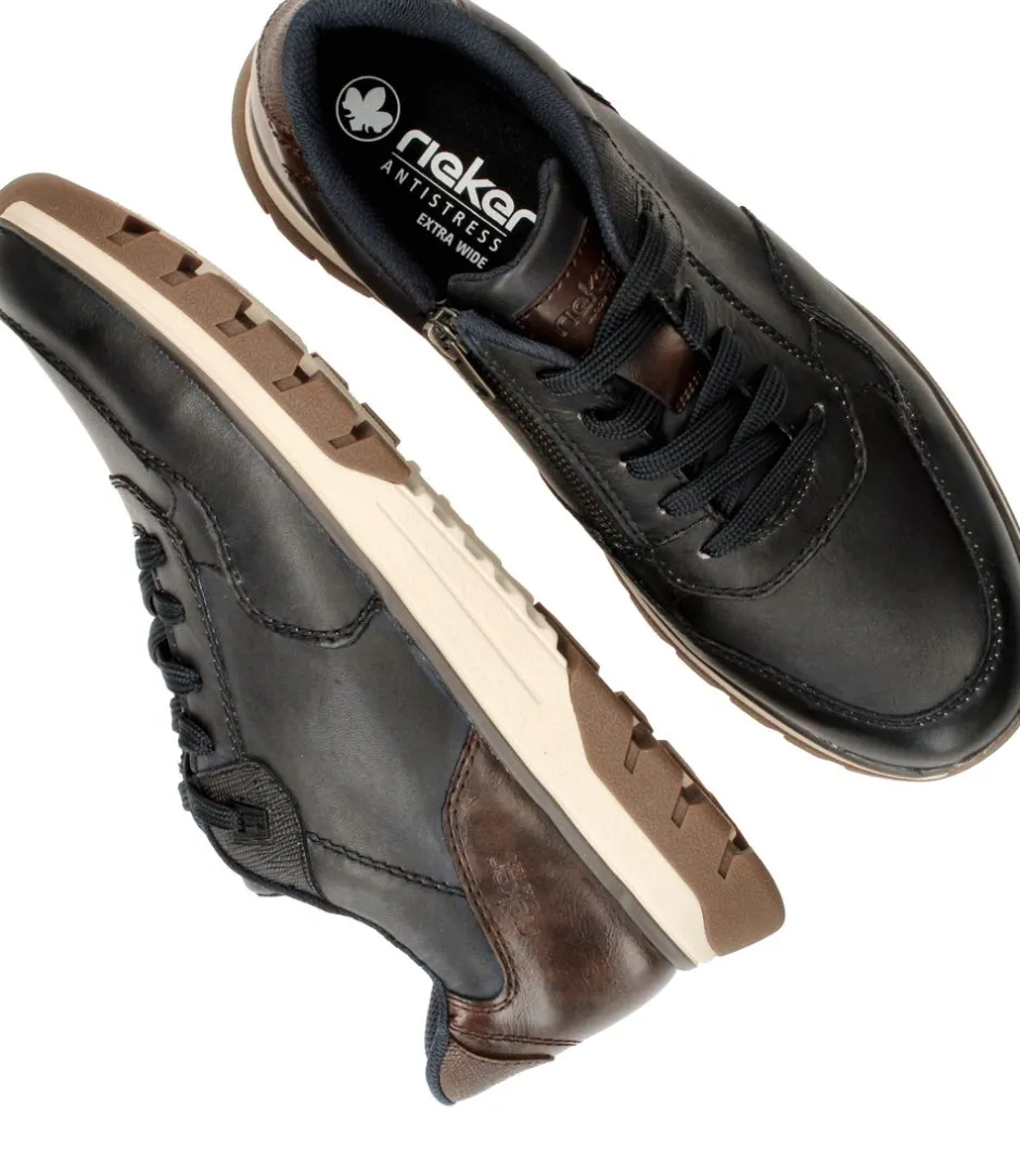 Rieker Sneakers Blauw Heren|Heren Comfort|Sneakers