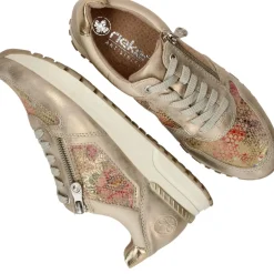 Rieker Sneakers Goud Dames|DAMES Comfort|Sneakers