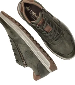 Rieker Sneakers Groen Heren|Heren Comfort|Sneakers
