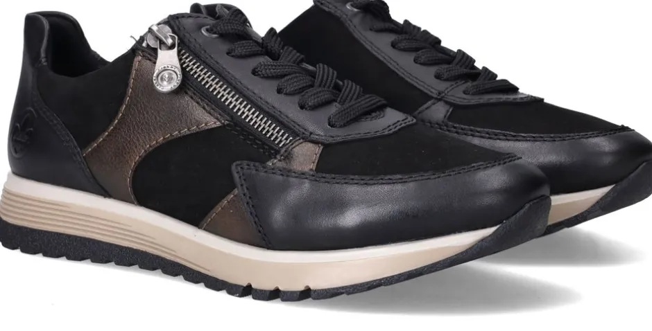 Rieker Sneakers Zwart Dames|DAMES Comfort|Sneakers