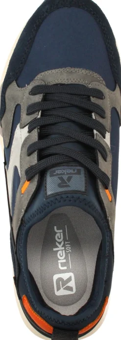 Rieker Sport Sneakers Blauw Heren|Heren Comfort|Sneakers