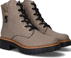 Rieker Veterboots Beige Dames|DAMES Veterschoenen|Comfort