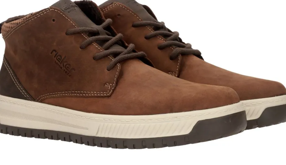 Rieker Veterboots Bruin Heren|Heren Boots